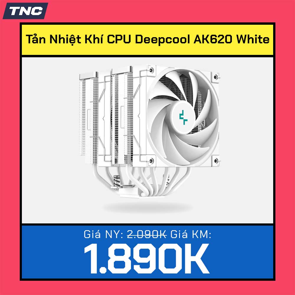 Tản Nhiệt Khí CPU Deepcool AK620 White